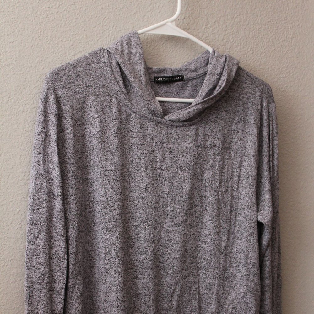 Gray Long Sleeved Top